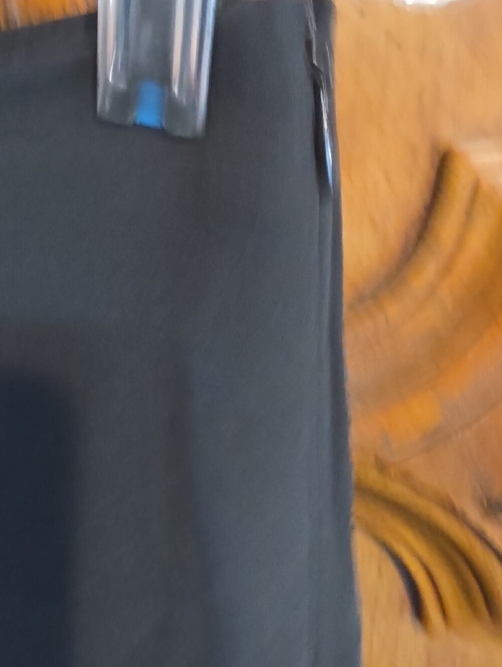 Eileen Fisher Black 100% Silk Wide-Leg Dress Pants - Picture 4 of 5
